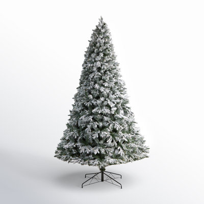 Lighted Artificial Pine Christmas Tree