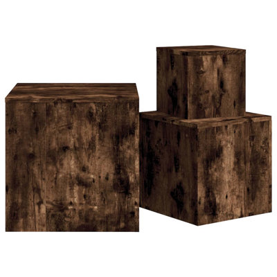 Cybulski Solid Wood Nesting Tables with Storage