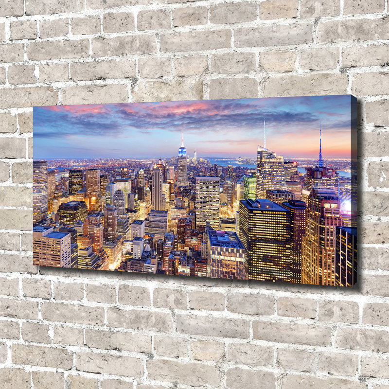 New York - No Frame Print on Canvas
