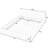 Queen Size Bedroom Platform Bed With Chenille Upholstery, Headboard, No Box Spring, Blue, Solid & Stable Blue Bed, Upholstered, Frame-519891617