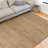 Morena Modern Farmhouse Low-Pile Natural Fiber Jute Indoor Area Rug with Cotton Backing-1235689731
