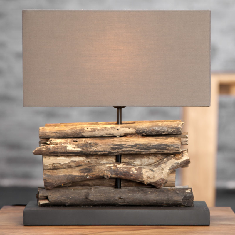 Nyla 40cm Light Brown Novelty Table Lamp