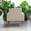 Fauteuil d'appoint 33,73 po Biscuit
