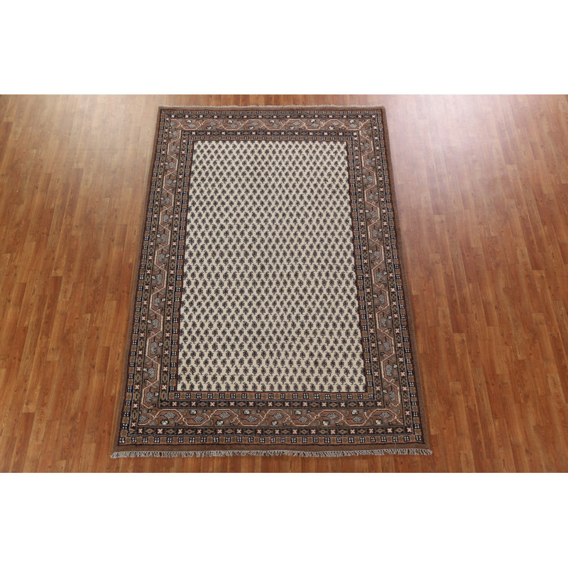 Tapis oriental Boteh Botemir noué à la main 7 x 10
