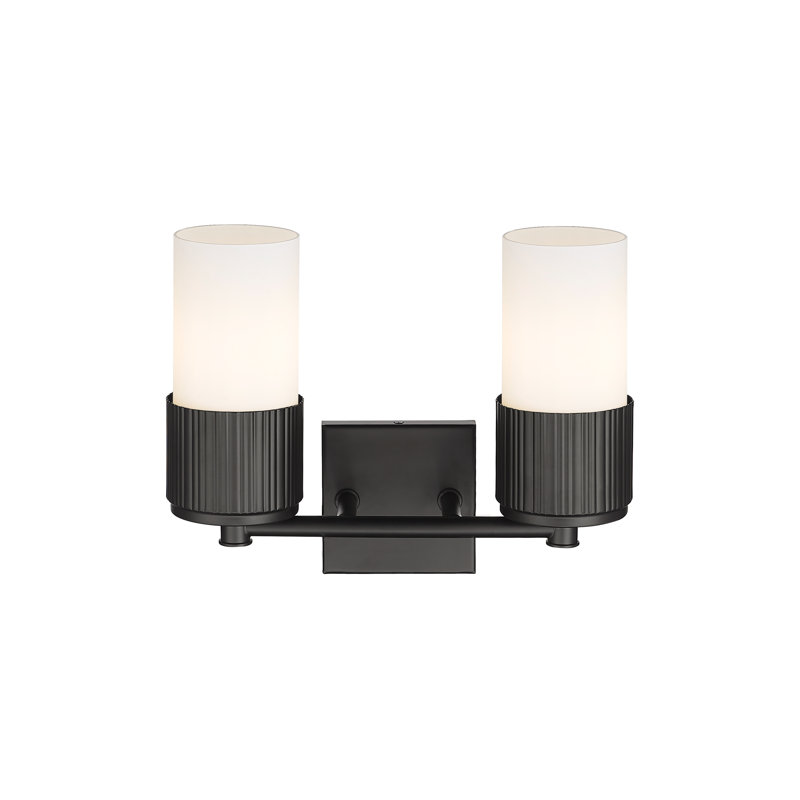 Lurenda 2 - Light Dimmable Vanity Light, White, Matte Black