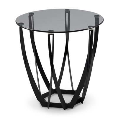 Ayeleen Glass Top Frame End Table