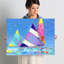« statuettes osées voiles », reproduction d’art sur toile tendue-22959768