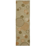 Tapis performance à motif géométrique moderne touffeté à la main Rogelio