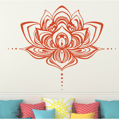 Décalcomanie murale fleur lotus Natazhat