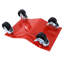 Ensemble de chariot à roulettes en acier robuste pour le rangement et le déplacement de la voiture