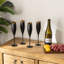 Ensemble de verres à champagne 4 pièces