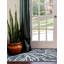 Tapis bleu contemporain Azilynn-598099893