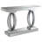 Drea Silver Mirrored Acrylic Entryway Sofa Console Table