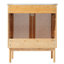 Meuble-lavabo moderne de 30 po avec lavabo, meuble de rangement en bambou naturel avec rotin fait à la main et charnières à fermeture en douceur, 3 couleurs-27906463