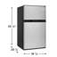 Frigidaire 3,1 pieds cubes Pi. Réfrigérateur compact avec congélateur, mini réfrigérateur 2 portes en acier inoxydable