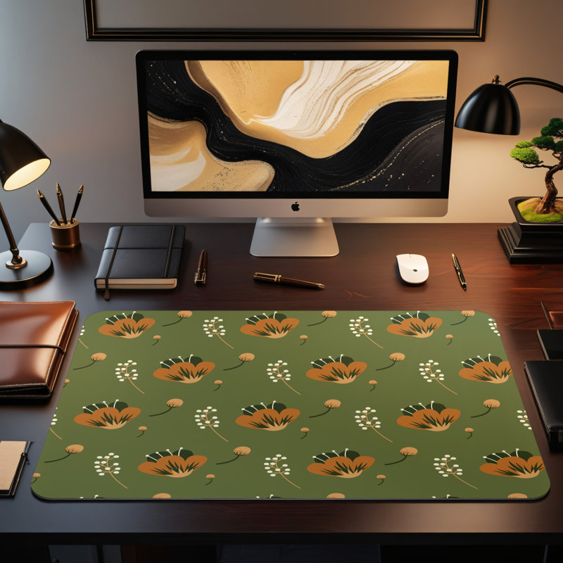 Polyester Desk Pad, 31.5x15.5
