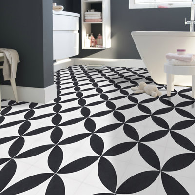 Orient 8" x 8" Cement Patterned Wall & Floor Tile