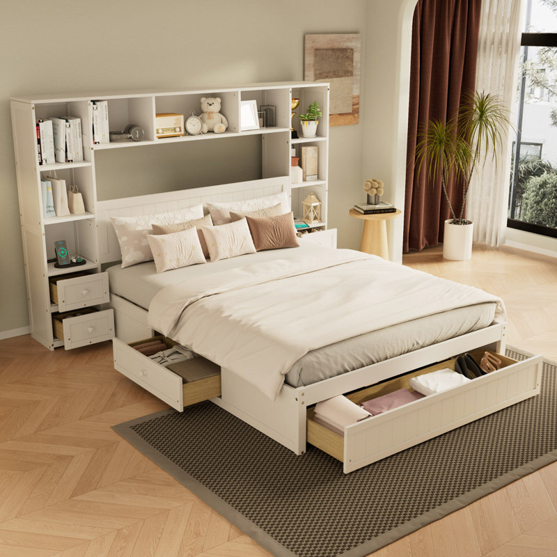 Lit plateforme Pine Wood