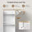 32.4" Kitchen Island with Power Outlets & Drop Leaf, Rolling Storage Cart with Drawer and Spice Rack-1908742832