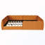 Lit double tapissier sur pied-2051343697