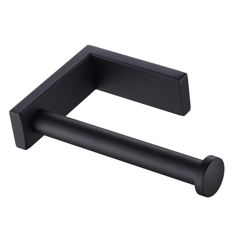 Porte-papier hygiénique noir mat