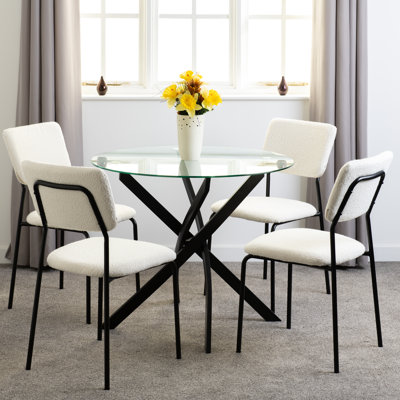 Yelena 4 - Person Dining Set
