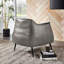Fauteuil demi-tonneau en faux cuir Rangins-24993338