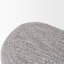 Tissu gris Philbrick avec banc oblong en bois brun foncé