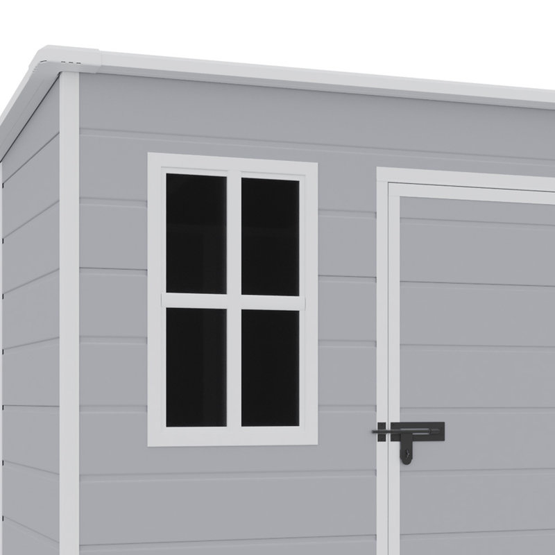 Cath 6ft. W x 6ft. D Plastic Pent Tool Shed