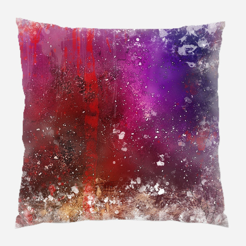 Coussin décoratif Mervyn, Microsuède, Intérieur