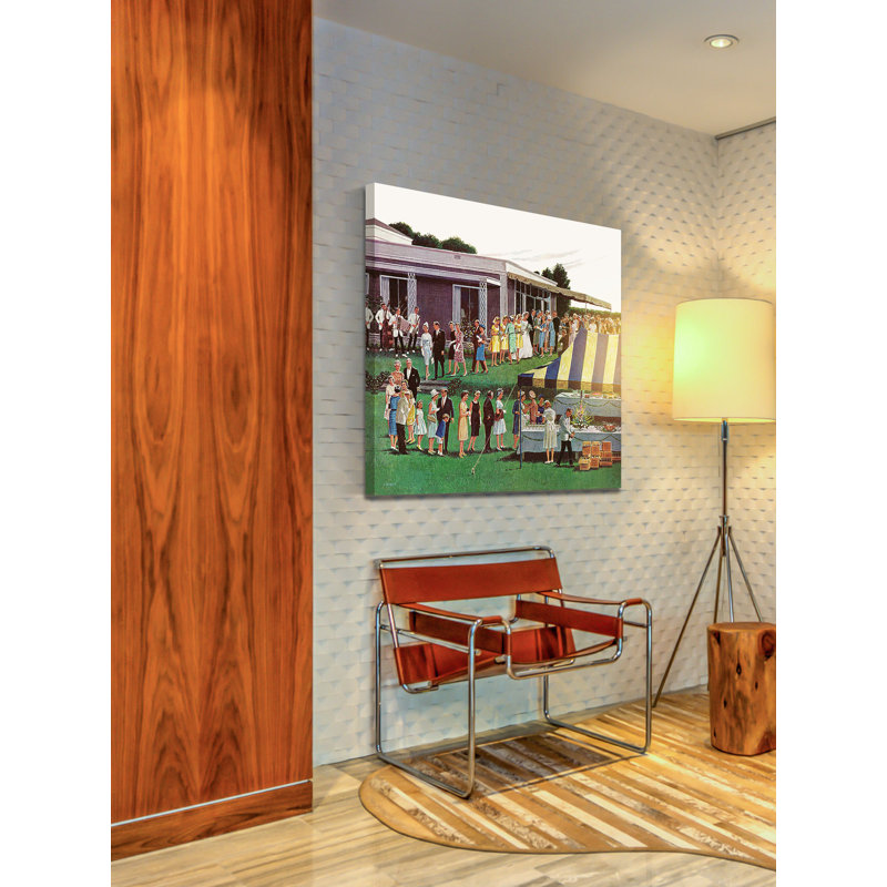 Wedding Reception - Wrapped Canvas Print, 81cm H x 81cm W x 4cm D