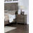 1Pc Nightstand Solid Wood 3-Drawers Bedside Table
