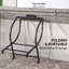 Porte-bûches pliable Outsunny