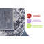 Tapis gris / bleu / traditionnel-57594290