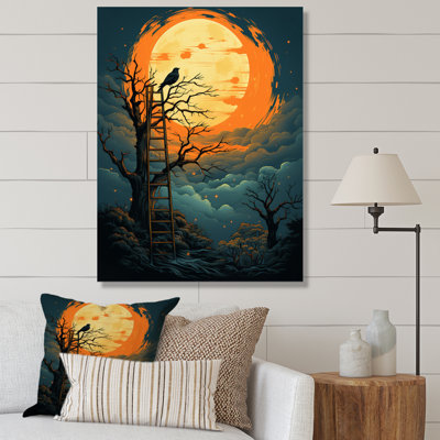 «Bird Climbing The Sky» sur toile
