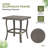 Nettleton 1-Piece Aluminum Outdoor Side Table