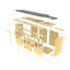 16ft x 5ft Pent Summer House