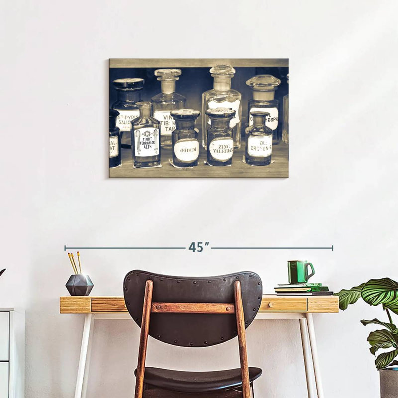 Reproduction d'art sur toile, "Vintage", H 20 po x l 30 po x P 1,25 po
