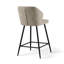 Konate Upholstered Counter Stool with Metal Frame-527978123