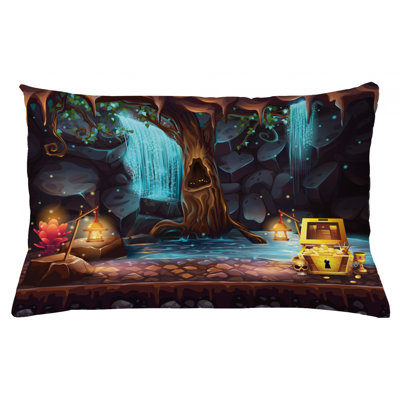 Fantasy Square Pillow Cover
