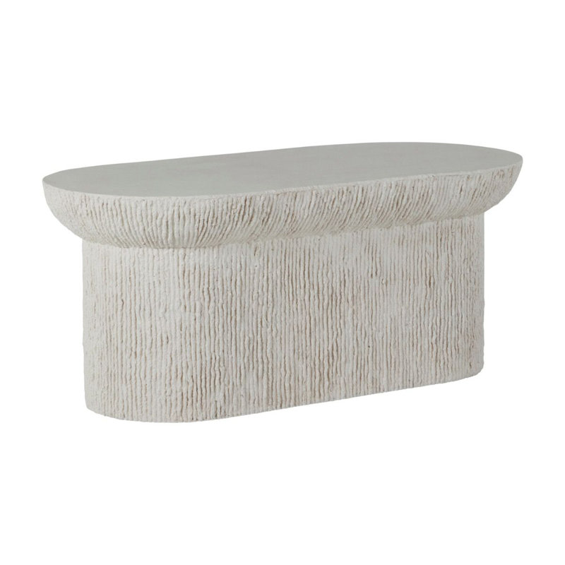 Cast Stone Coffee Table, Natural Stone