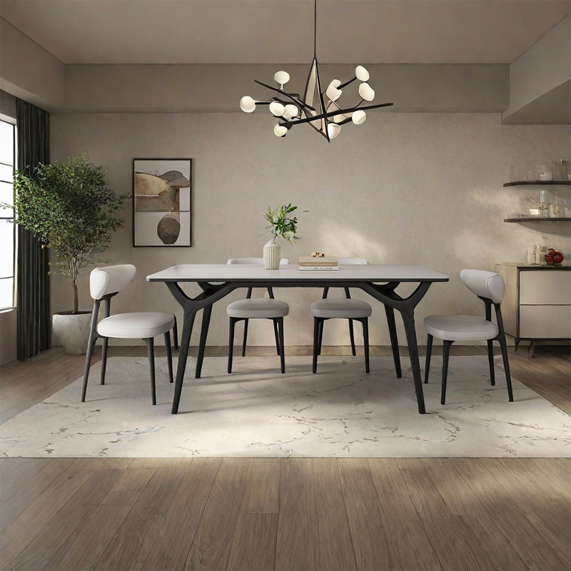 Ensembles de table de salle à manger Minimalist Family, H 29,52 po x L 55,11 po x l 31,49 po
