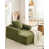 Velours côtelé vert sélectionné