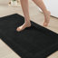 1 tapis de salle de bain 100% coton réversible noir 3000 g / m² 17 pi x 24 po - Douceur supérieure, entretien facile, antidérapant recommandé, ajout luxueux à velours moyen, doux et confortable-2007350826-2007350827