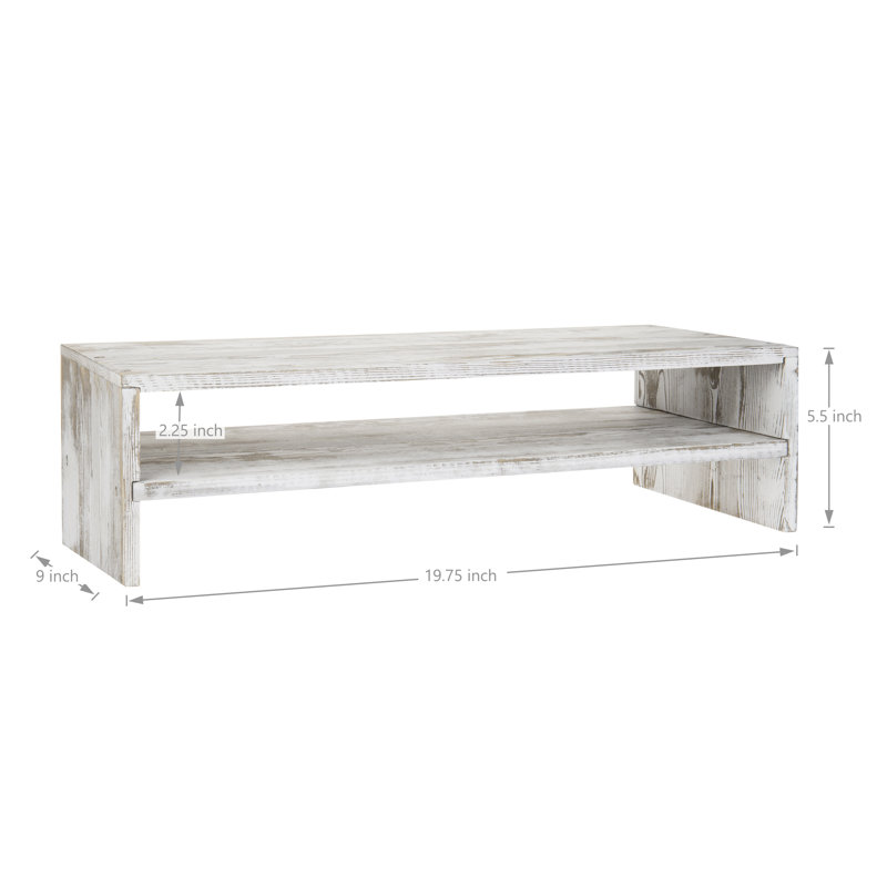 Abednego Solid Wood Monitor Stand