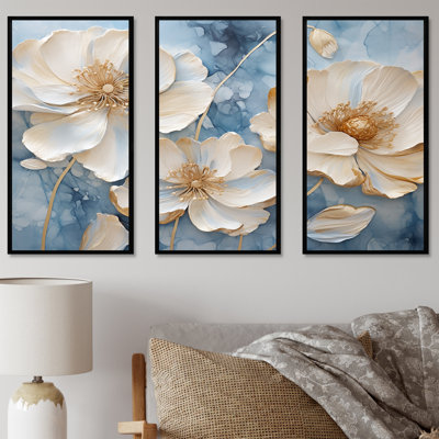 Floral Delights In Ranunculus - Ranunculus Wall Art Set