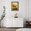 Table d'appoint Three Doors - Blanc