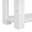 Console / canapé avec tiroirs de rangement et tablette inférieure pour le vestibule (blanc antique)-1298245168