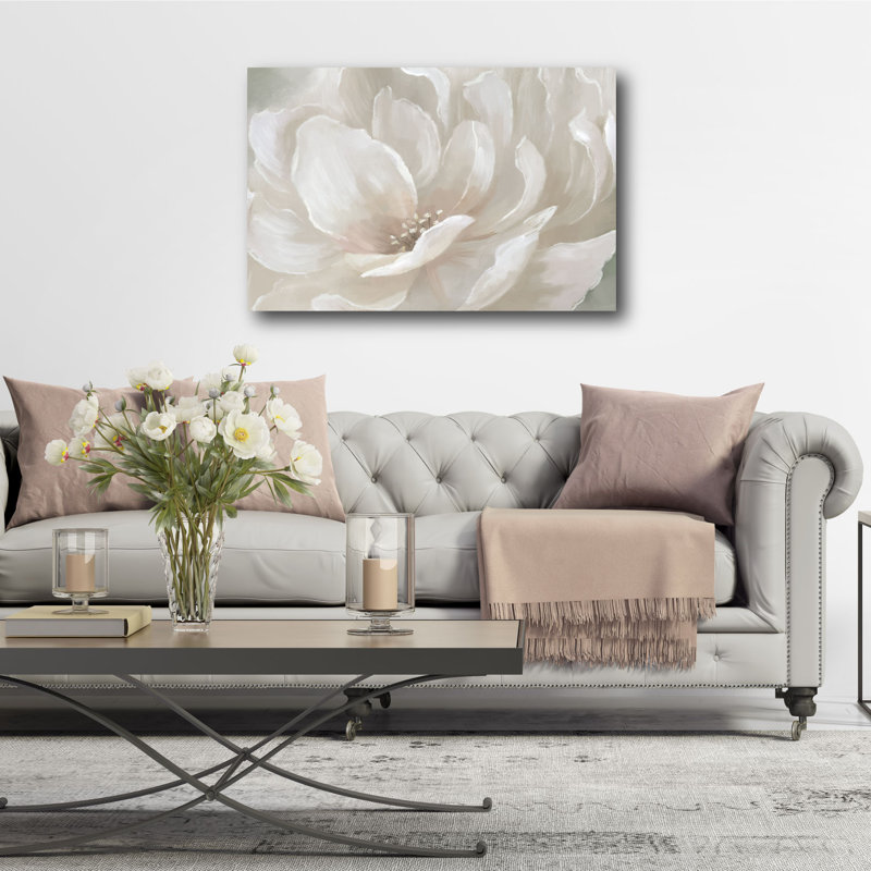 " Peach Perfect " Painting Print, 24" H x 36" W x 1.5" D