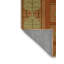 Tapis art déco brun lavable à la machine-1026970057